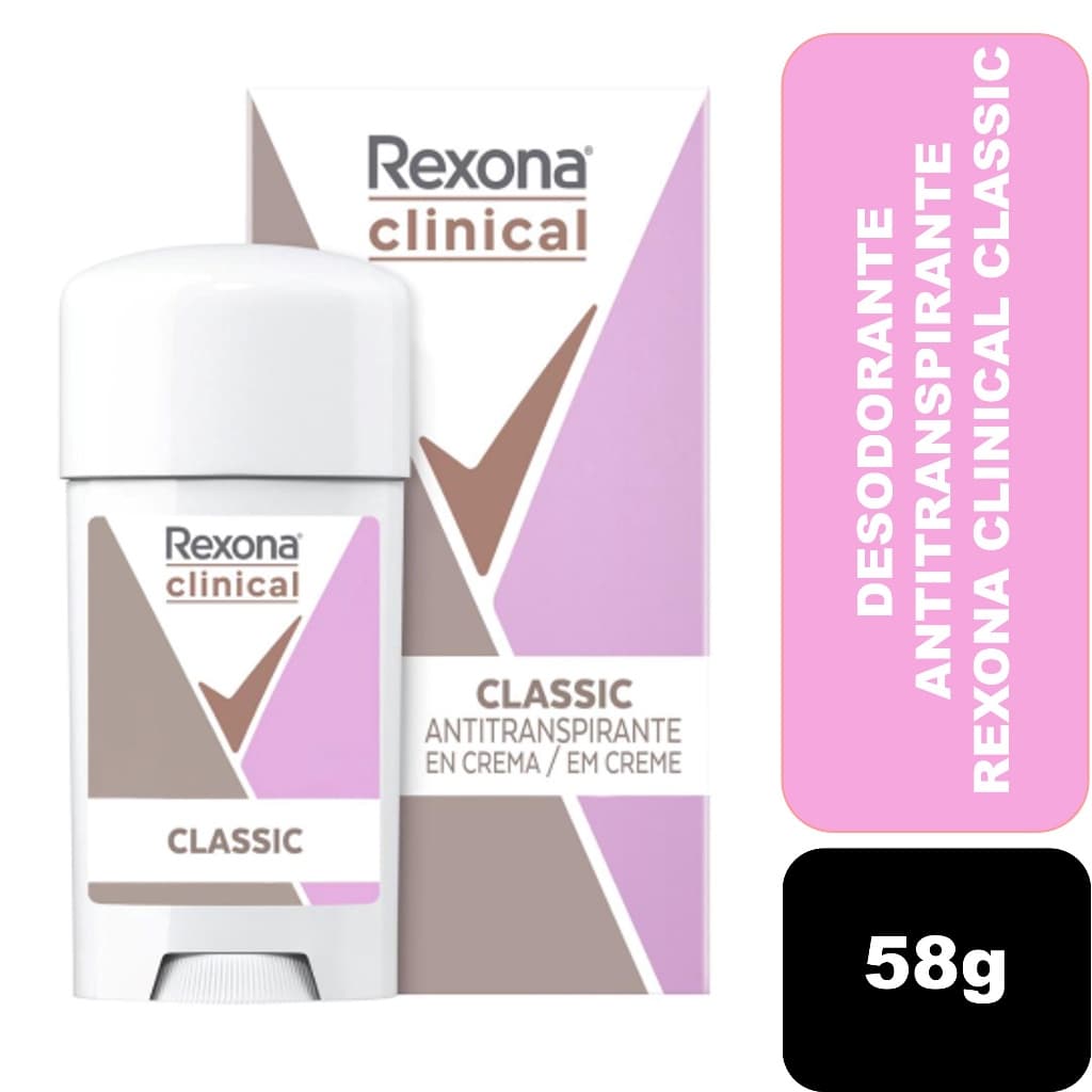 Desodorante Antitranspirante Rexona Clinical Classic 58g