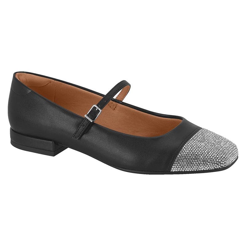 Sapato Boneca com Strass Salto Baixo Vizzano 1427.103