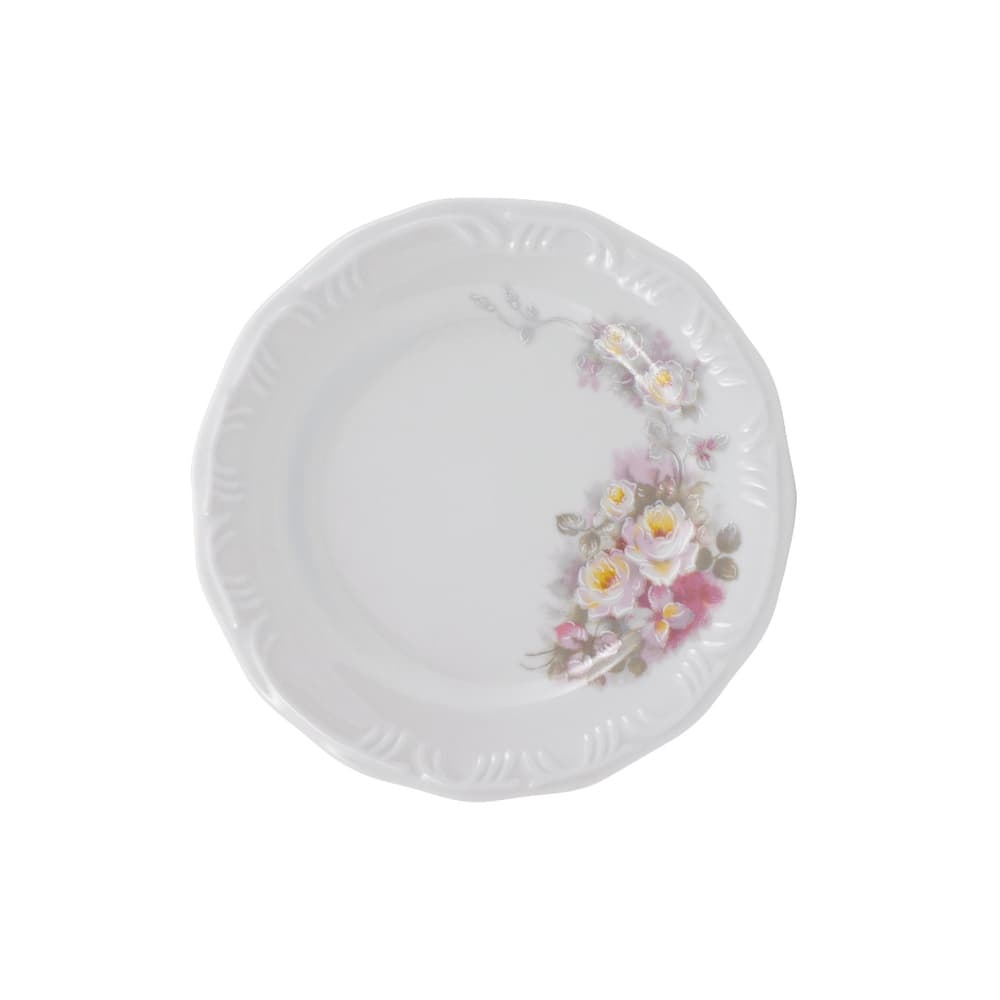 Prato de sobremesa 19cm da Porcelana Schmidt – Decoração Eterna