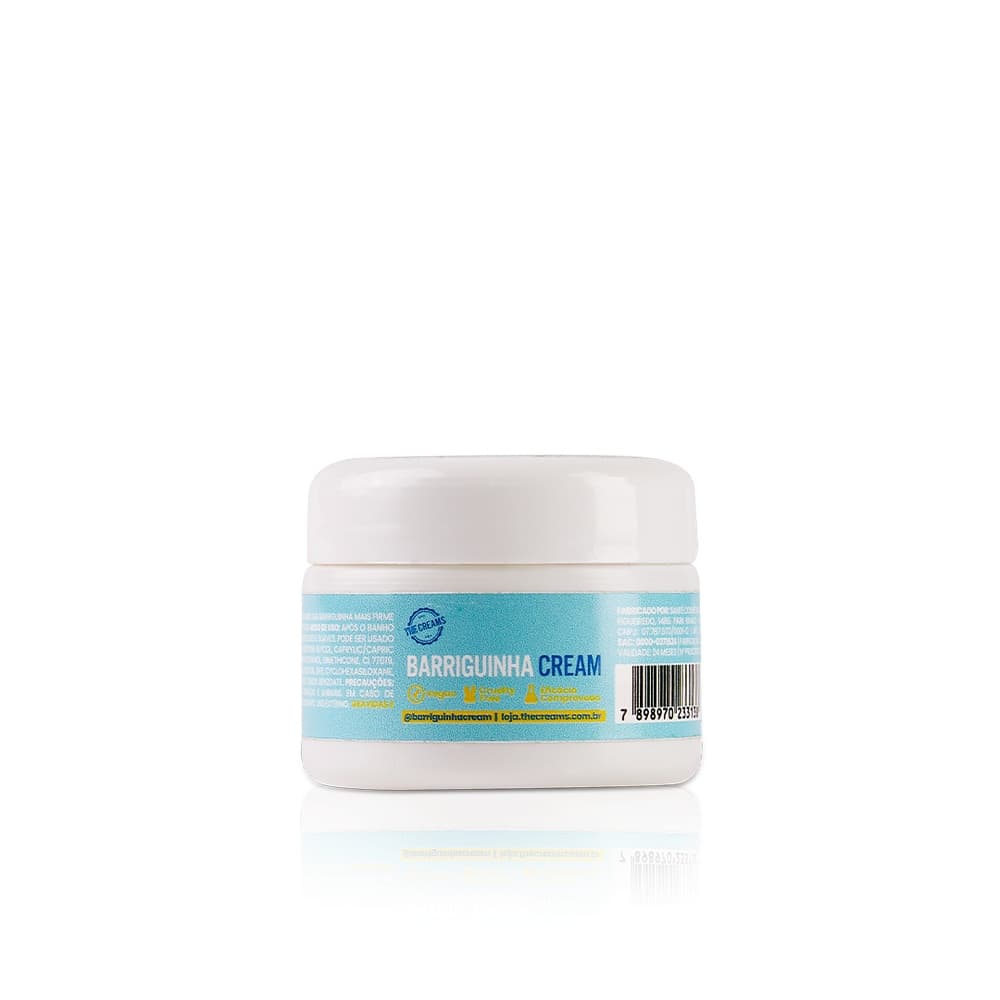 Mini Barriguinha Cream 50g Travel Size Com Redutor de Medidas e Firmador com Mentol BB