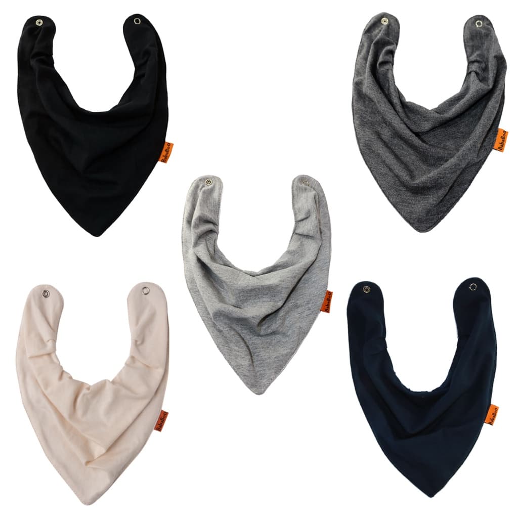 Babador Bandana Impermeável Meninos Kit 5, Bababoo