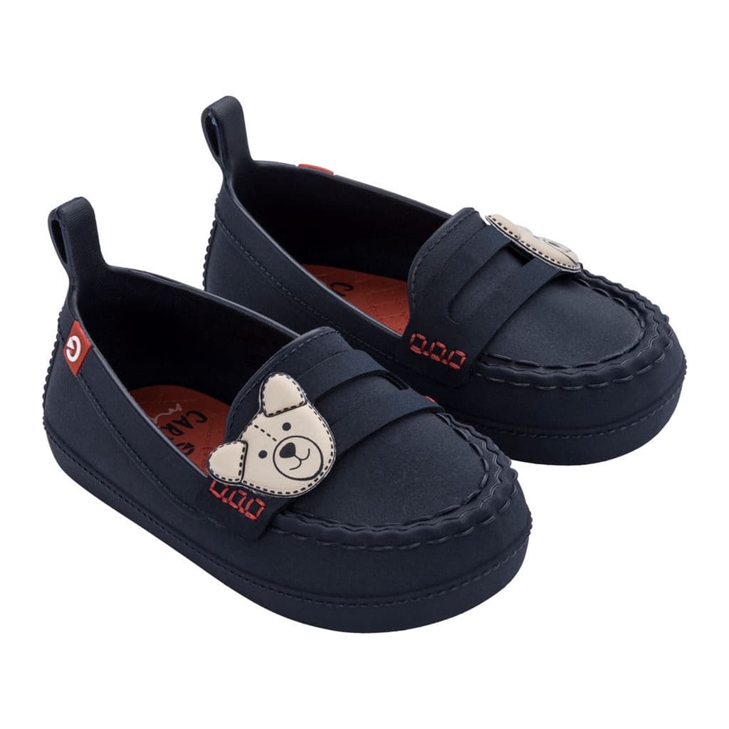 Mini Mocassim Cartago Grendene Azul Bege Batizado Casamento Tam 17 ao 27