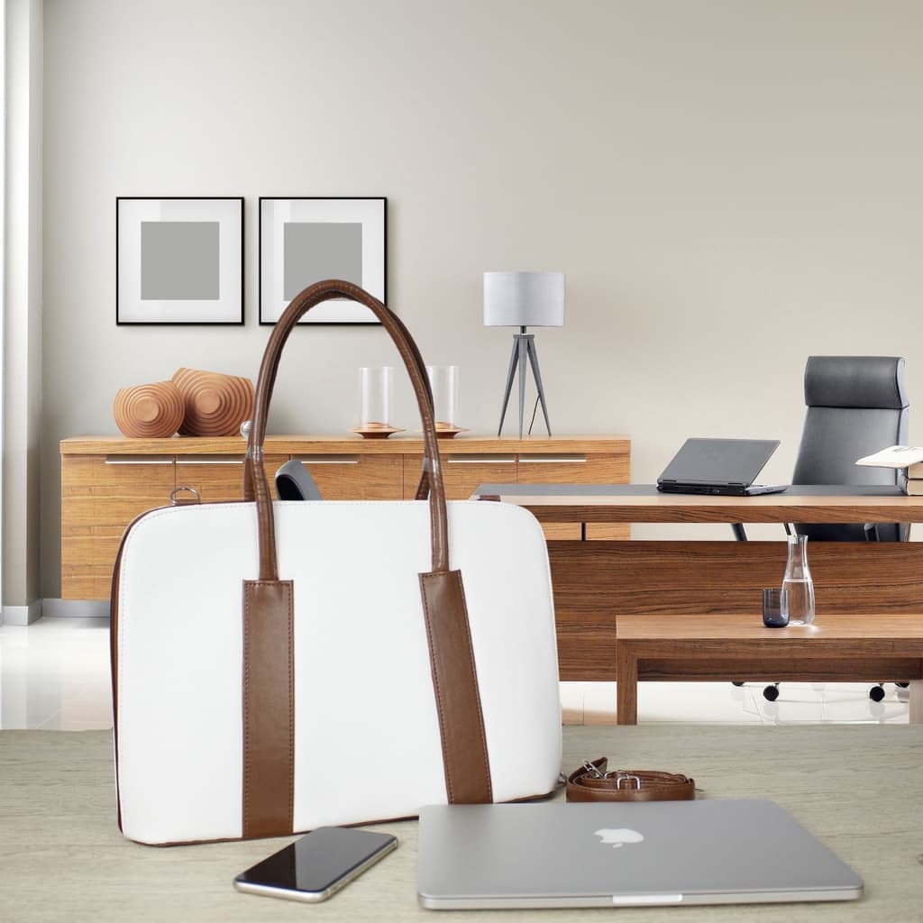 Bolsa Pasta Para Notebook Feminina Executiva Grande Até 15.6 Polegadas