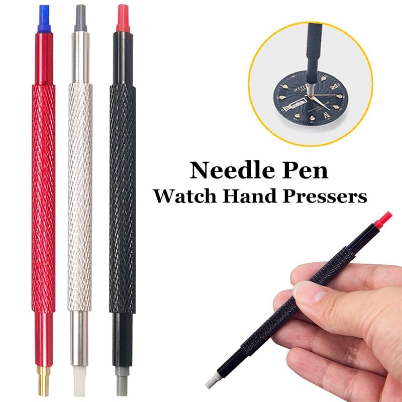 3pcs Conjunto De Acessórios De Ferramentas De Reparo De Relógios Com Caneta De Agulha Para Relojoeiros
