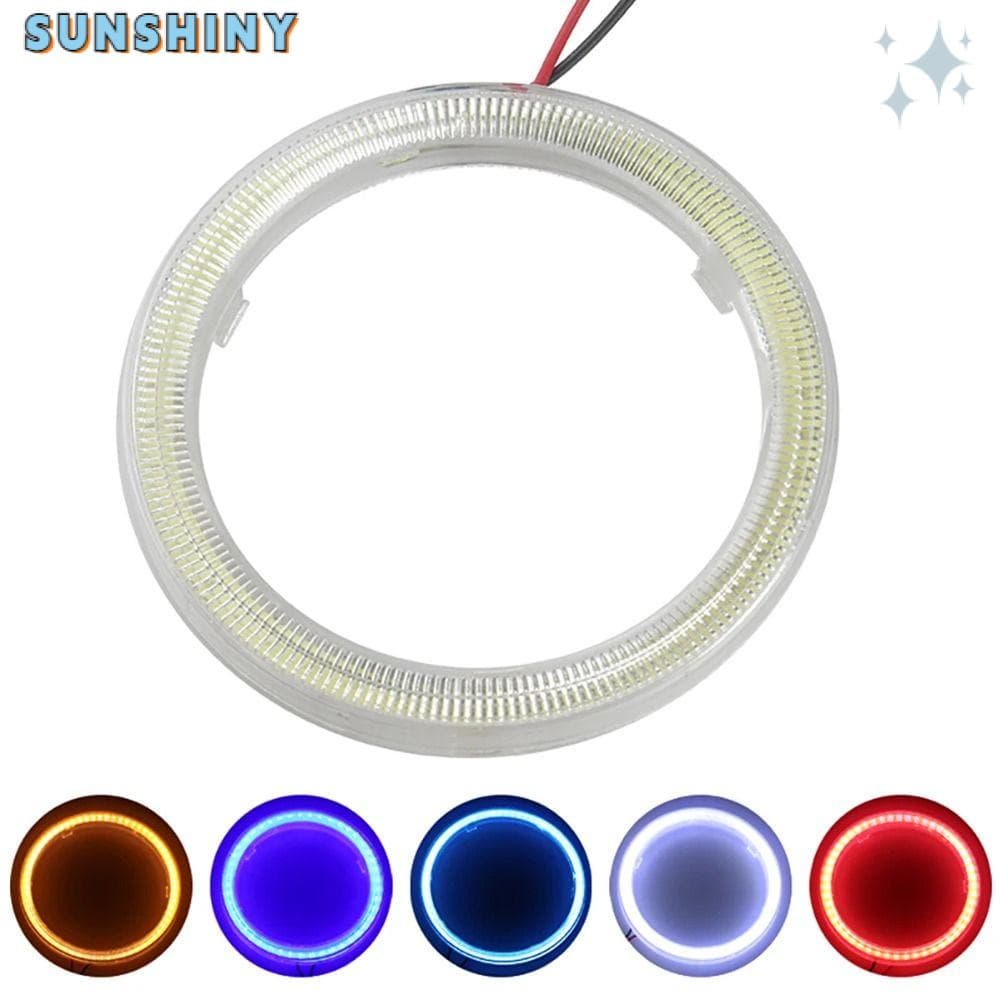 SUNSHINY 1 Peça Lâmpada De Olhos De Anjo , Luzes Decorativas Luz Diurna Farol LED COB Para Carro , 60 Mm 70
