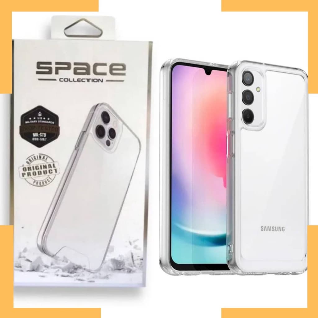 Capa Space Transparente Compativel para Celular Samsung TODOS MODELO A06 A16 A36 M55 A14 S21 S22 S23 S24 S25+ FE ULTRA