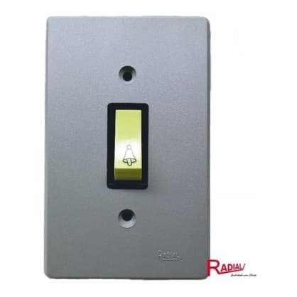 Conjunto 4x2 Interruptor Campainha - Radial