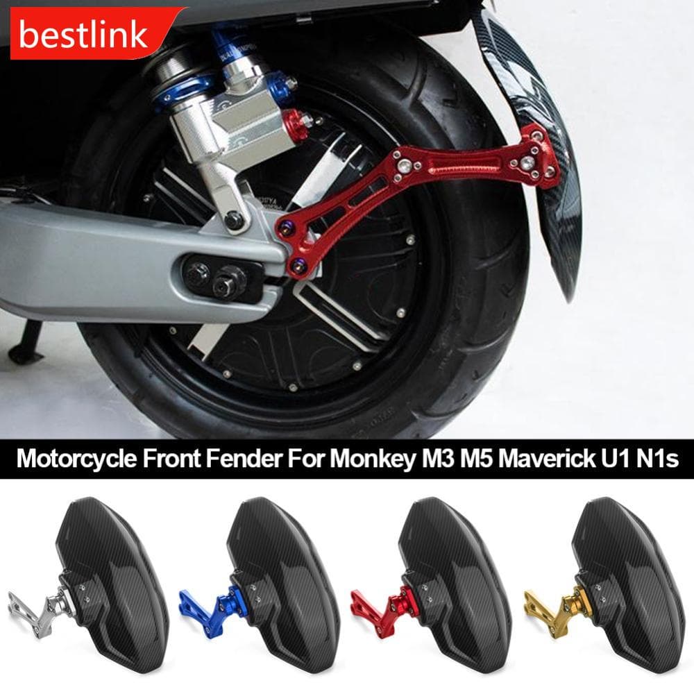 Fender BESTLINK Universal Motorcycle Mudguard Extensão Do Pára-Lamas Traseiro Da Motocicleta CNC Alumínio Para Macaco M3 M5 Maverick U1 N1s D6V5