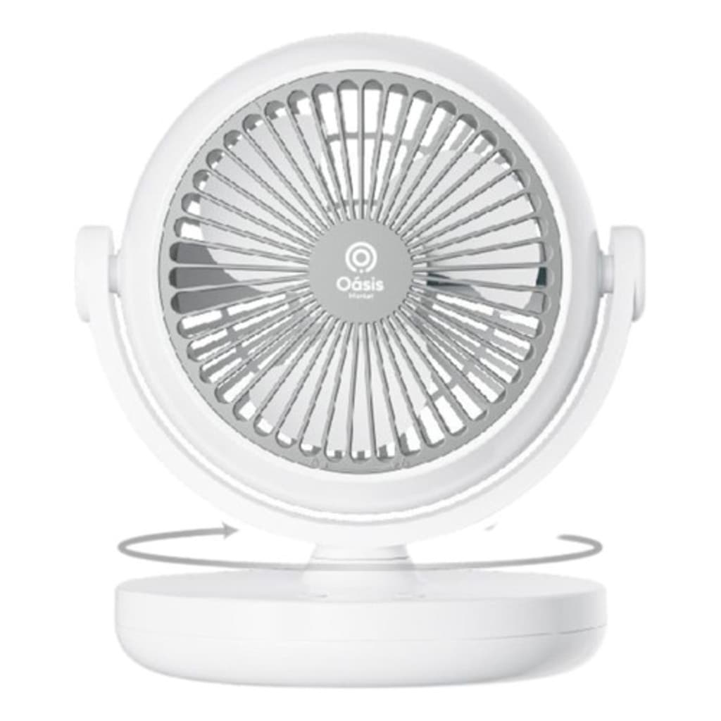 Ventilador De Mesa Portátil 3 Padroes De Vento 25cm