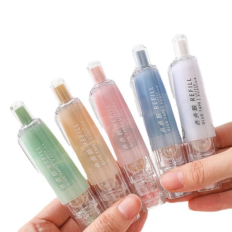 Fita Adesiva De Dupla Face Com Núcleo Substituível Home & Office Ponto Retráctil De Colagem