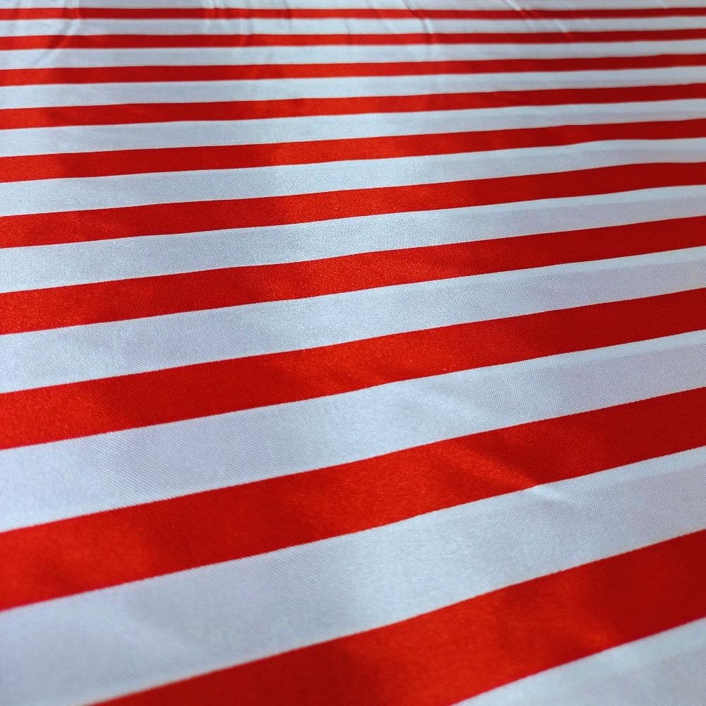 Tecido Cetim Charmeuse Listrado - Carnaval