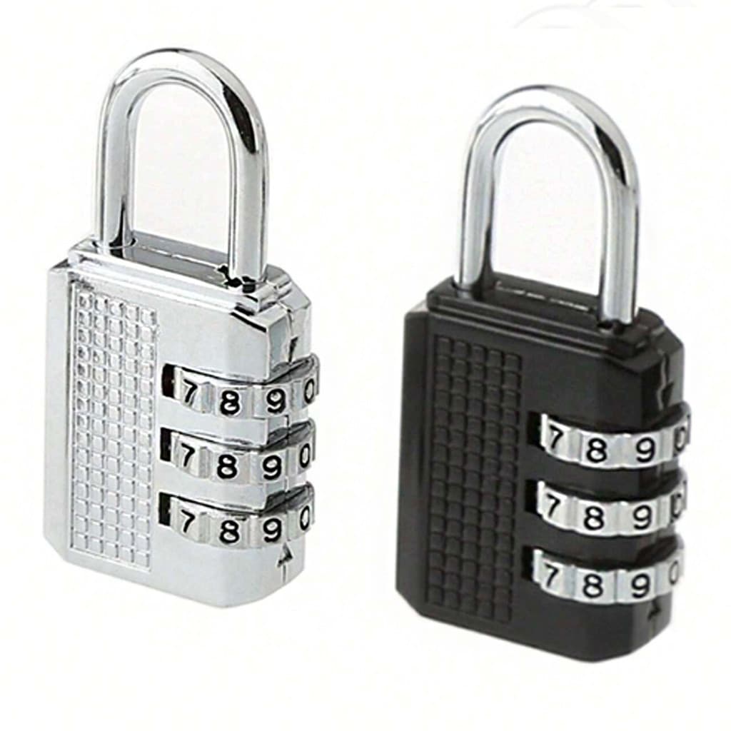 Kit 2 Cadeados Com Senha Código de combinação Número Proteção