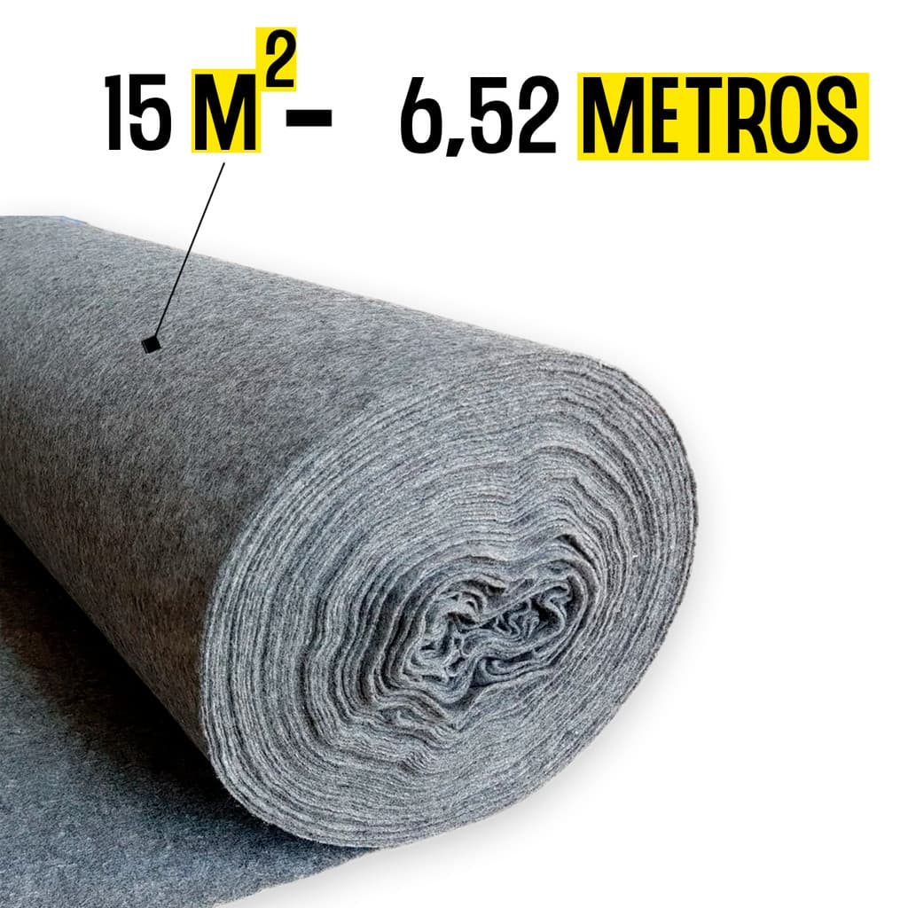 Manta Geotêxtil 20m2 Tipo Bidim Para Drenagem Jardins Terrenos Lagos 6,52 X 230