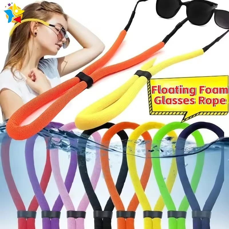 Corda De Corrente De Espuma Flutuante Para Natação , Tiras De Óculos Esportes Aquáticos , Cordão Ajustável Antiderrapant