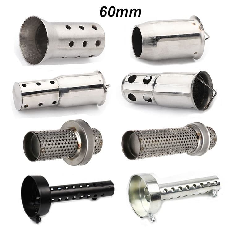 Silenciador De Tubo De Escape Universal Para Moto De 60 Mm Catalisador DB Killer Pipe