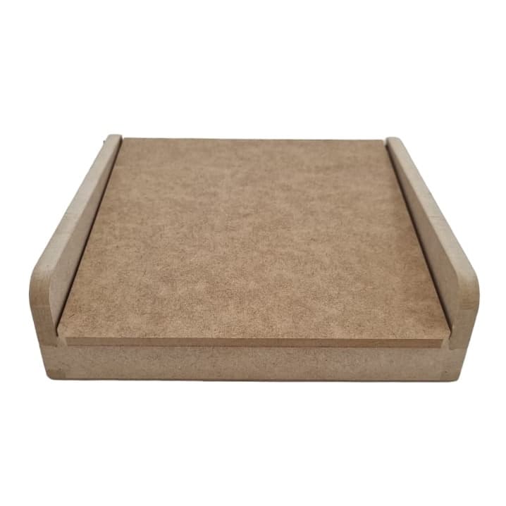 Porta Guardanapo de Papel Grande c/ Aba MDF cru Artesanato