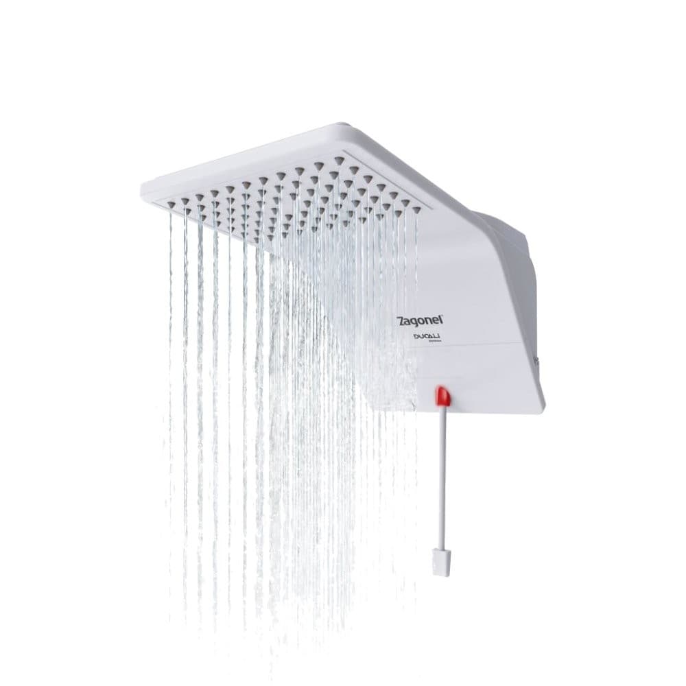 Chuveiro Ducha Zagonel Ducali Eletrônica Branco