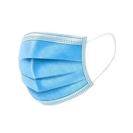 Kit 3 Caixas Máscaras Azul Tripla Camada Adulto com 50 Un Azul
