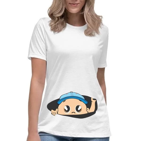 Camiseta gestante bebê chegando camisa gravida mamãe neném
