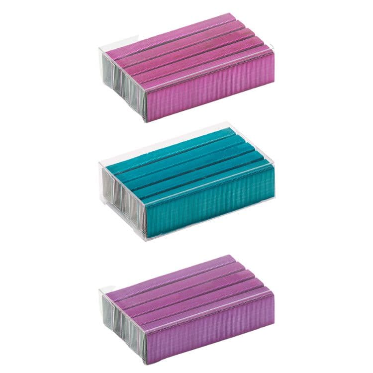 Grampo Colorido 26/6 1000 Unidades BRW