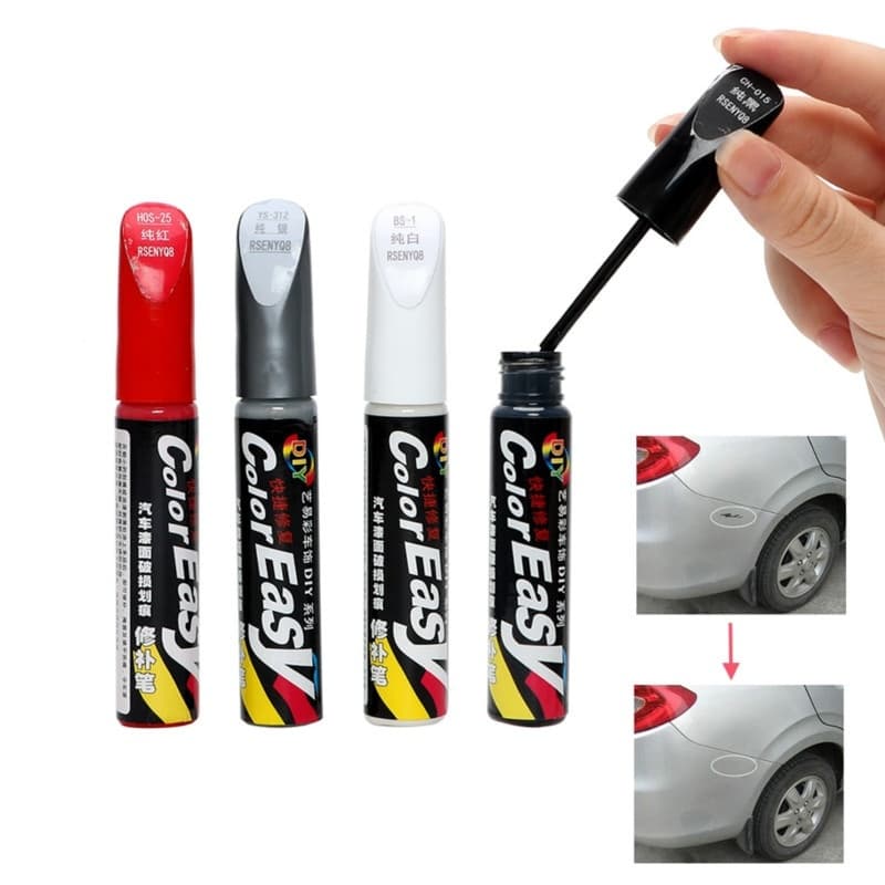 4 Cores Reparo De Risco De Carro Caneta De Tinta Enchimento Zero Manutenção Removedor Revestimento De Pintura