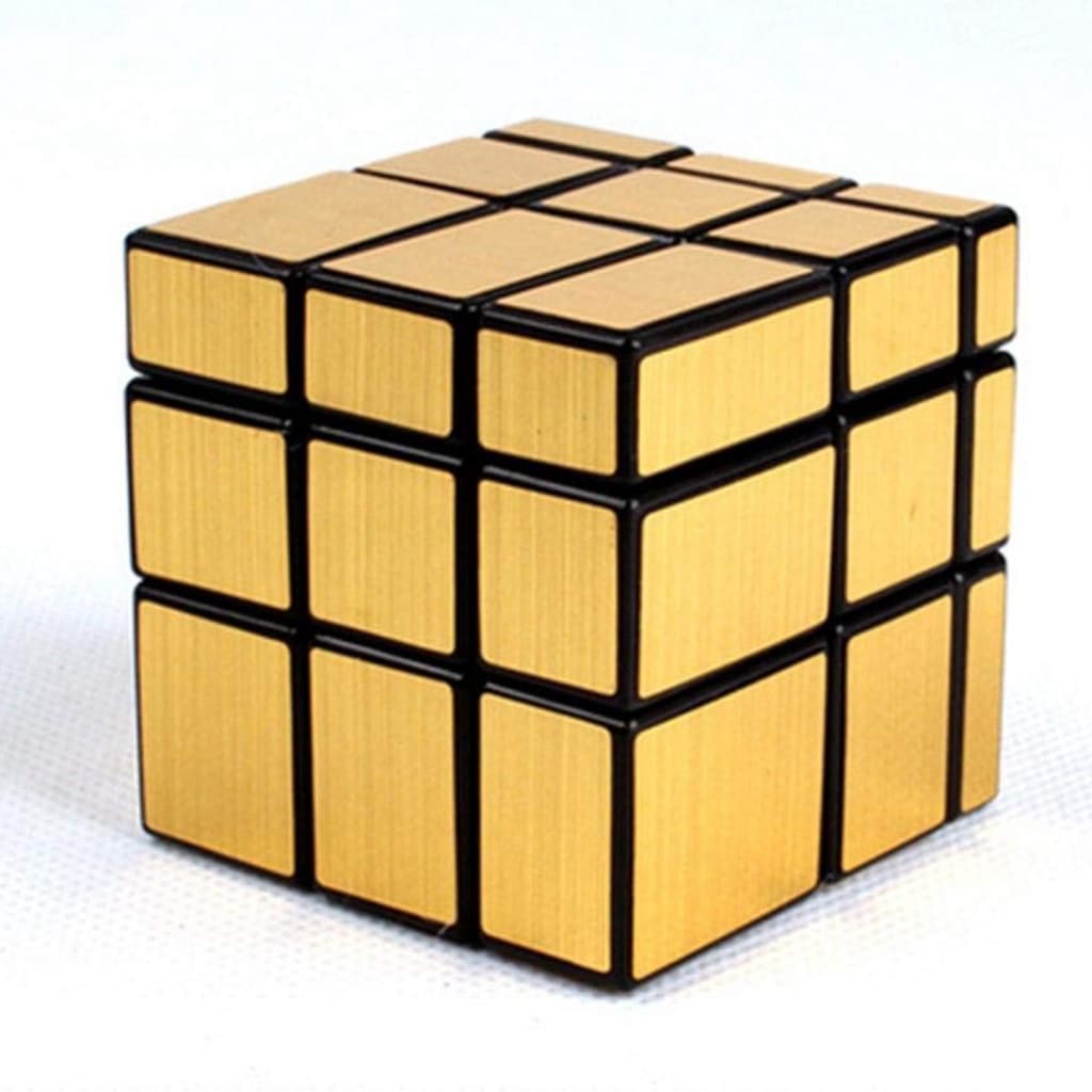 Cubo Mágico Mirror Cube espelhado Blocks Shengshou dourado Moyu