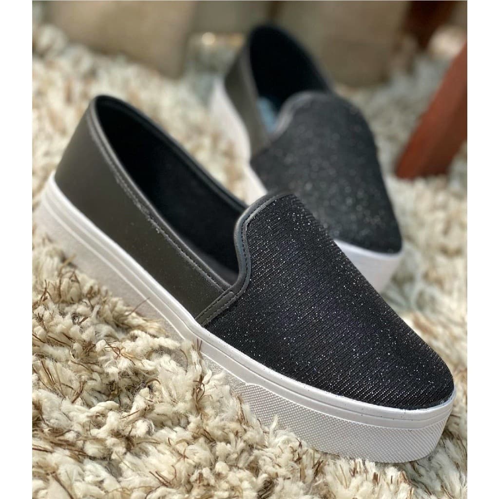 Tênis Slip On Feminino Casual Sapatenis Lançamento!