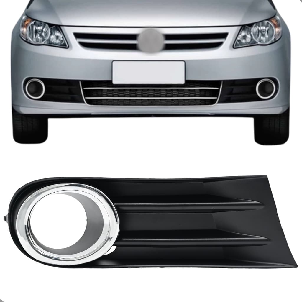 Grade Moldura Farol Milha Saveiro Gol Voyage G5 2009 2010 2011 2012 Cromada