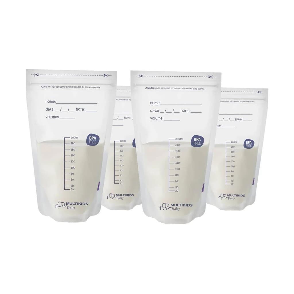 Kit Sacos De Armazenamento De Leite Materno 25 unids