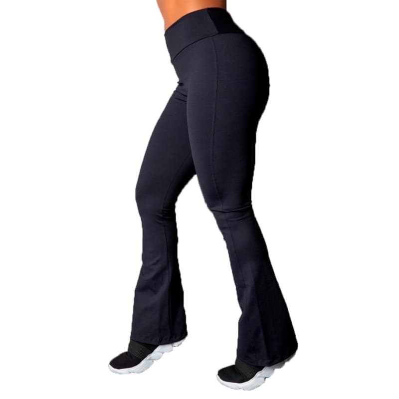 Calça legging Flare Feminina Boca sino