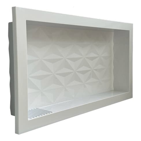 Nicho Para Banheiro Porta Shampoo Embutir 30x60 Fundo 3d Lançamento - Domus