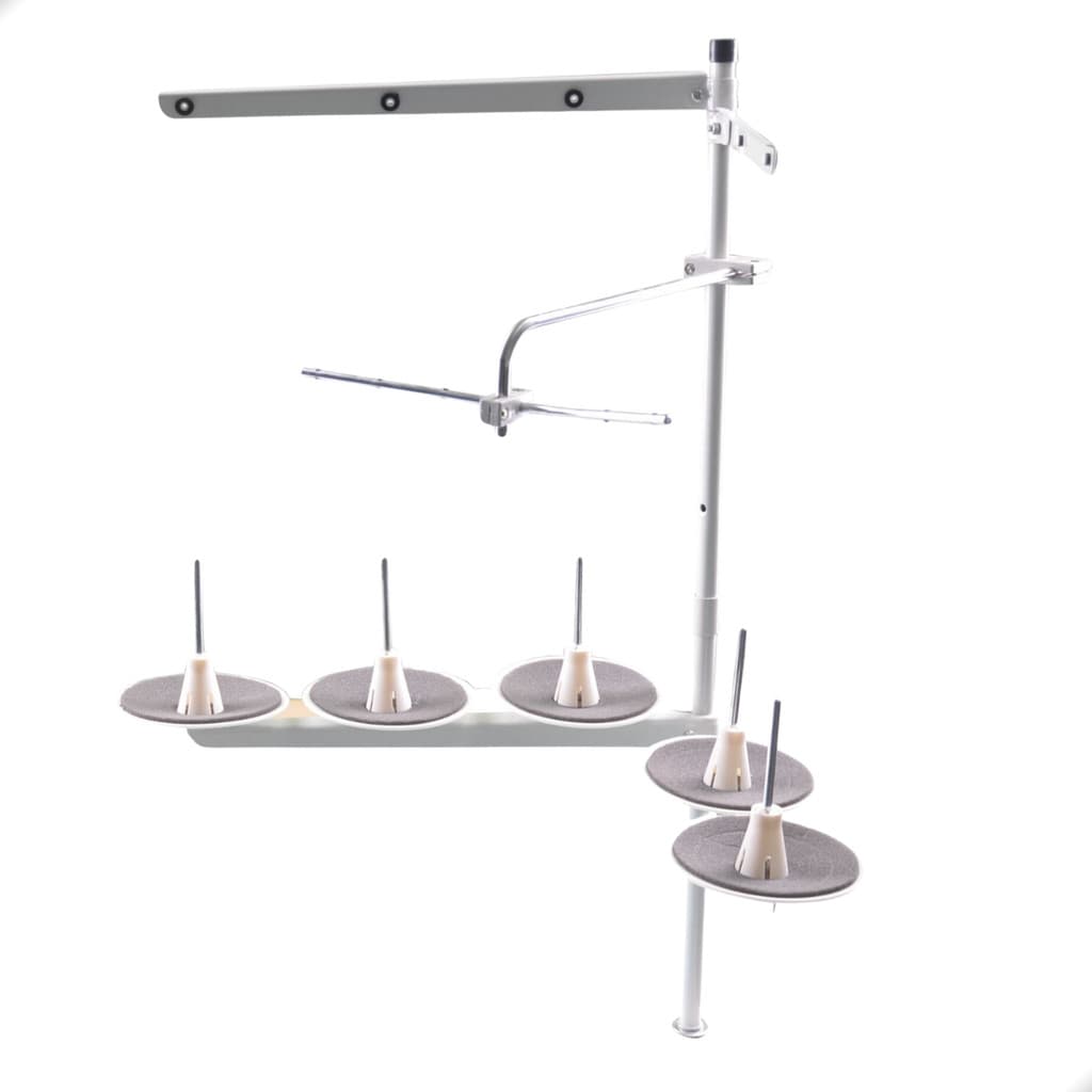 Porta Fio De 5 Cones Máquina De Costura Overloque Galoneira Interlock Inteloque