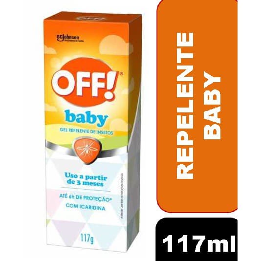 Repelente Para Bebês +3 Meses - Repelente De Insetos Infantil Off! Baby Gel Com 117g