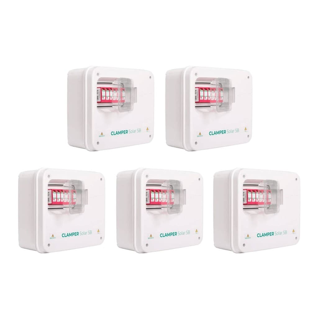 Kit com 5 String Box Solar Clamper 4E/2S 1040V 20A (4D)