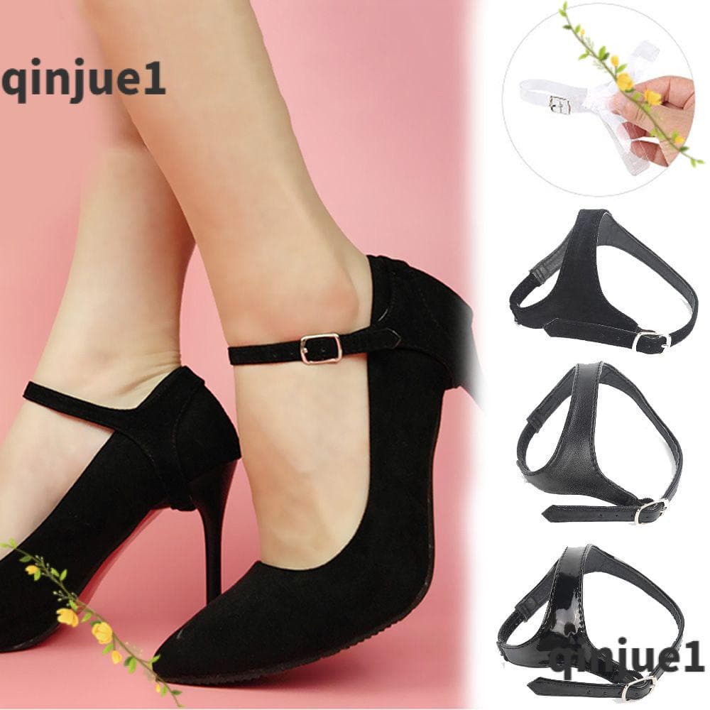 QINJUE Pacote Cadarço Ponta De Metal Sapatos Banda Tiras Antiderrapantes