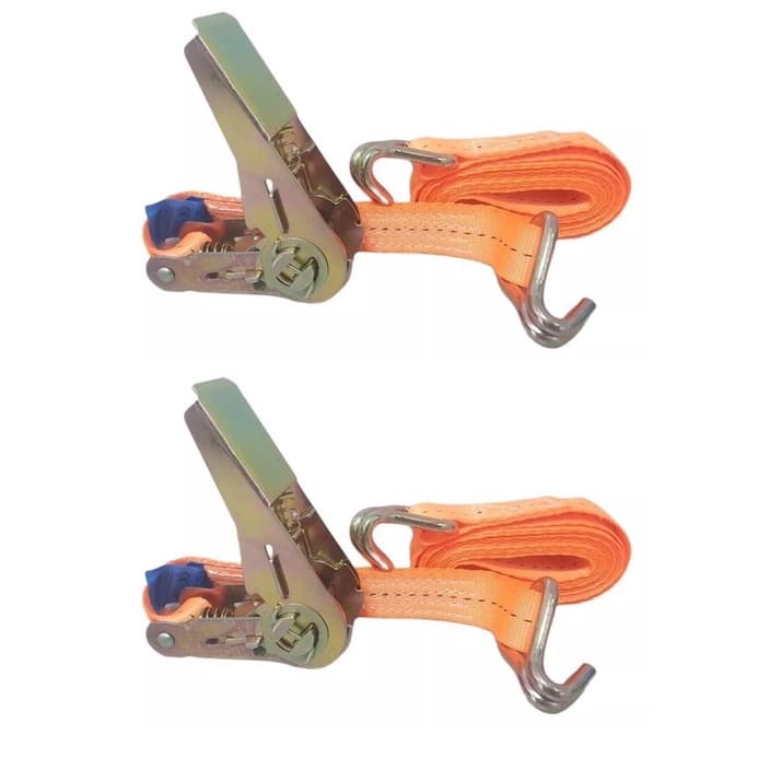 KIT 2 CINTA COM CATRACA 500KG X 25MM X 3M - MOTO JET SKI BARCO