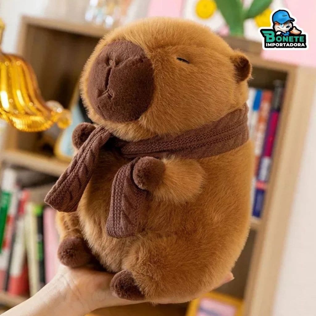 Capivara de Pelúcia - para Presentes e Decoração