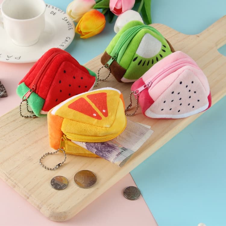 Porta-moedas de frutas Bolsa Para Moedas De Frutas