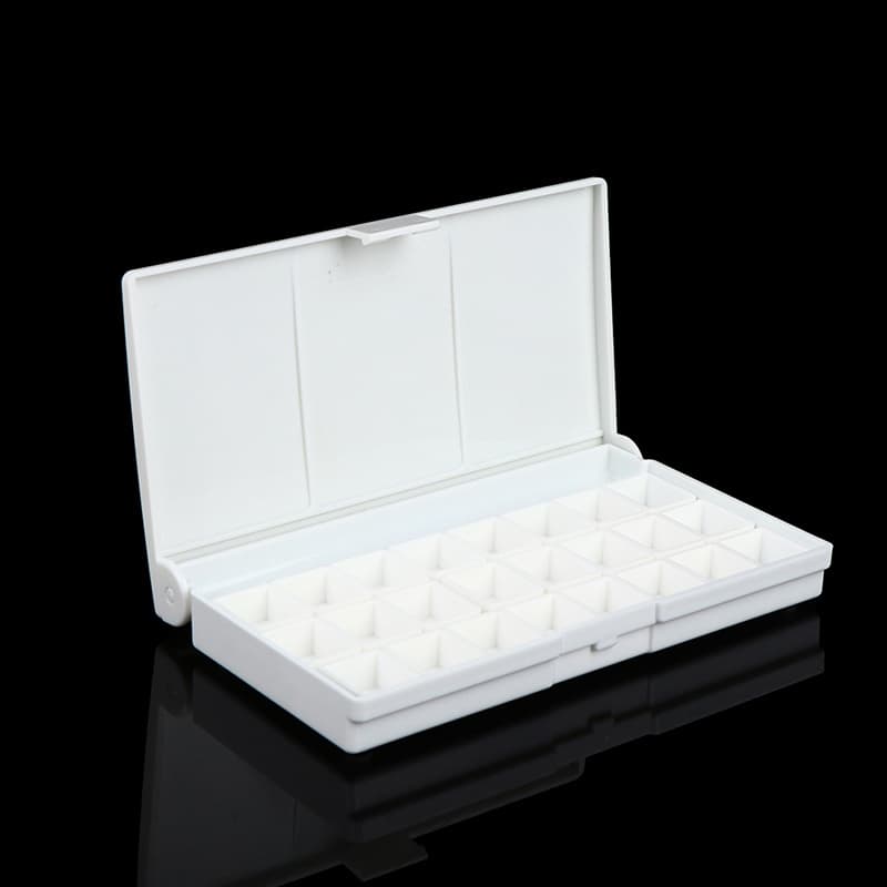 Fengjue 12/24Grid Paleta De Aquarela Vazia Caixa De Tinta + 12/24 Pequenas Caixas BR