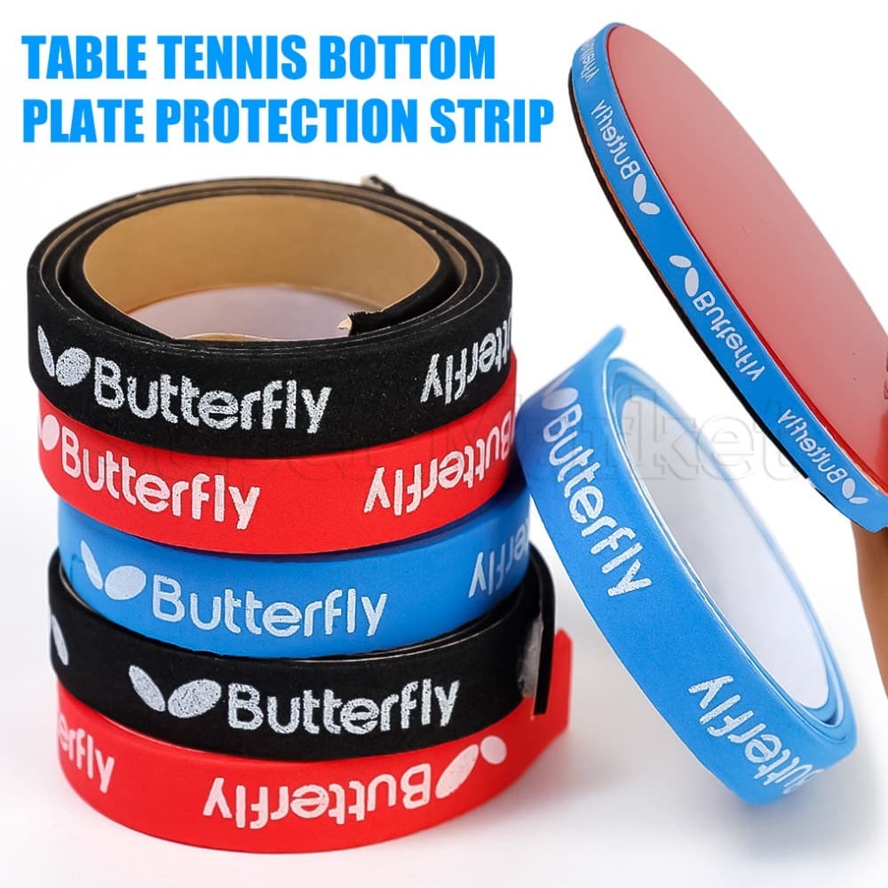 Fita Protetora De Tênis De Mesa De 45 * 1cm Fundo De Placa/Borda De Morcego Ping Pong Profissional Lado Antiderrapante/Acessórios De Raquete De Alta Elasticidade