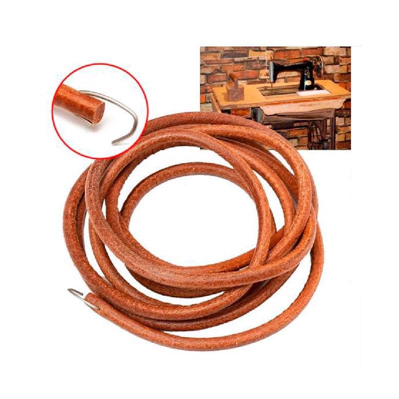 Correia De Couro Para Máquina De Costura De Pedal Singer Antiga