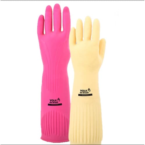 Luva Látex ORIGINAL Ranhurada  Volk - Modelo 2025 Com CA