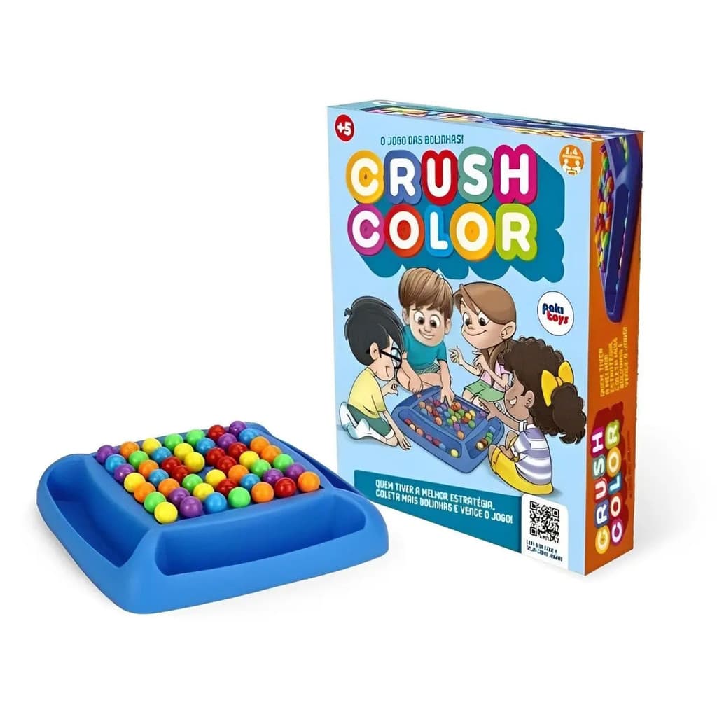 Brinquedo Jogo Das Bolinhas Crush Color Infantil Estratégia