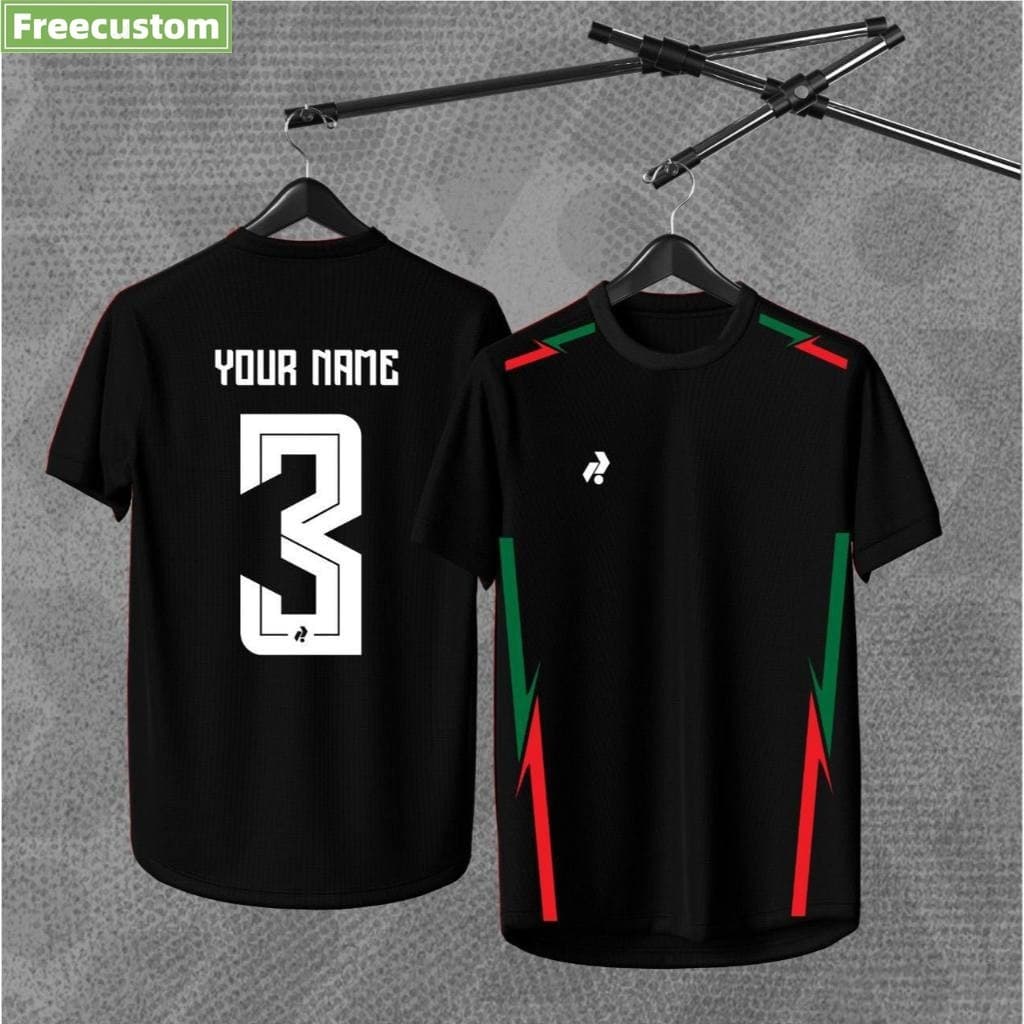 Camisa Masculina Com Nome Personalizado , Grátis , Sem Futsal , Camisas De Futebol Personalizadas