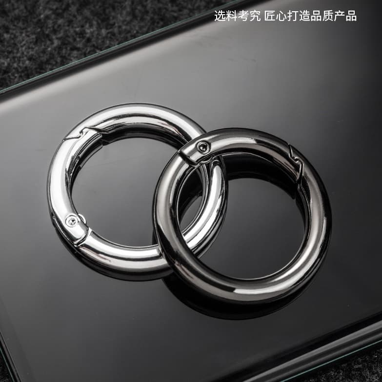 [PYDM] Fivela metálica aberta Fivela metálica Porta-chaves Porta-chaves Porta-chaves Acessórios Porta-chaves Anel de Mola Fechadura de Mola Fivela de Bricolagem Material Pingente Clip de Telefone Móvel