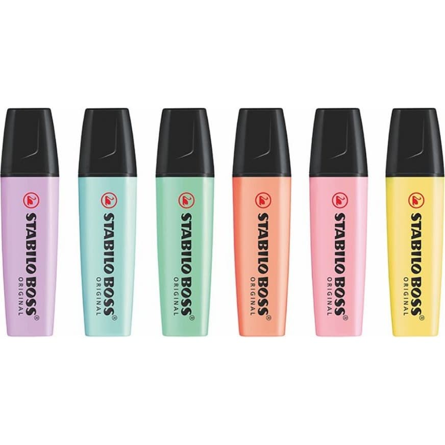 Marca Texto Stabilo Boss Original Pastel