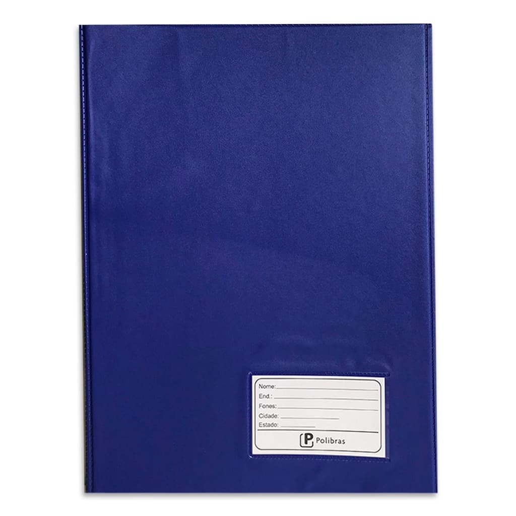Pasta Catálogo PVC Com Visor A4 10 Envelopes
