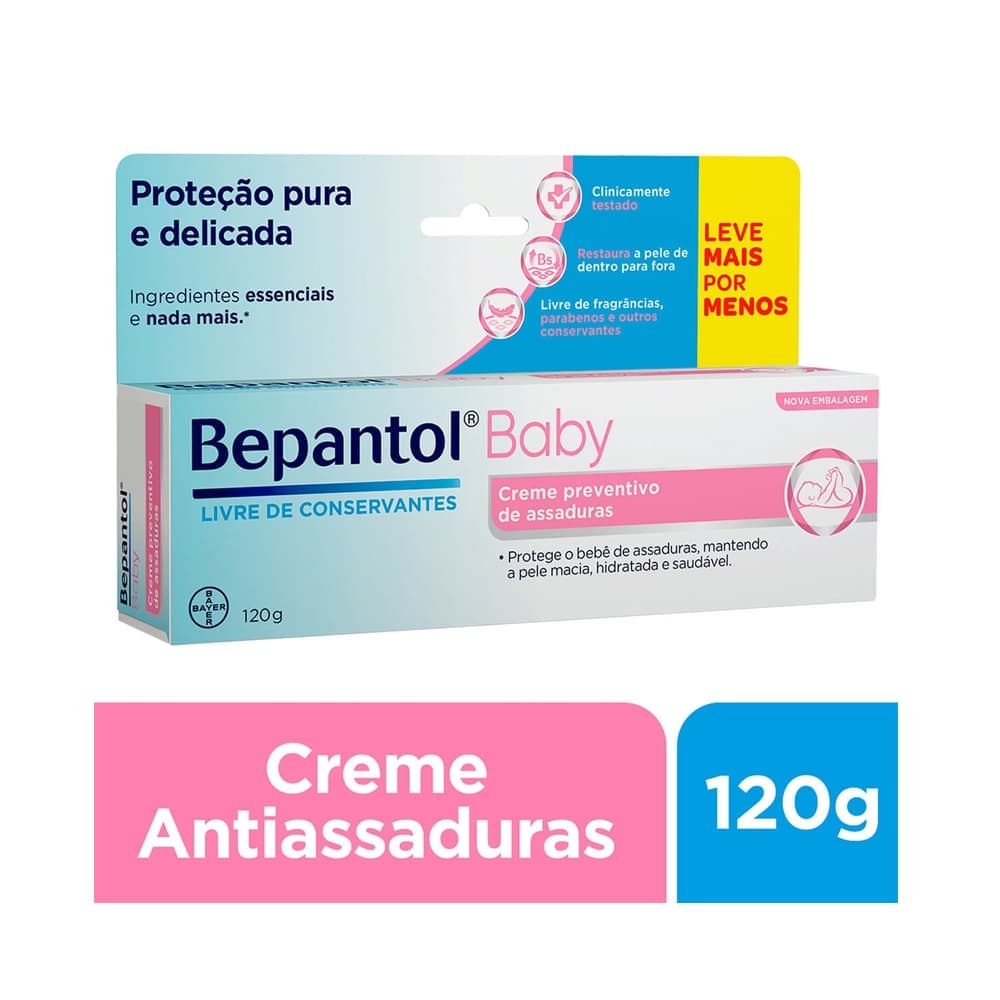 Creme para Assaduras Bepantol Baby 120g