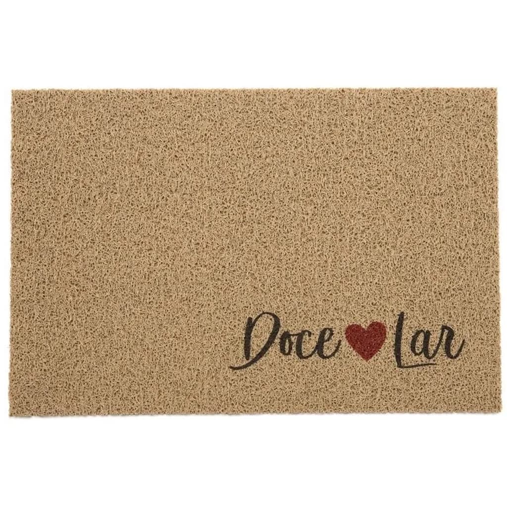 Tapete Porta Entrada Casa Capacho Vinil Doce Lar 60x40cm Home Kapazi