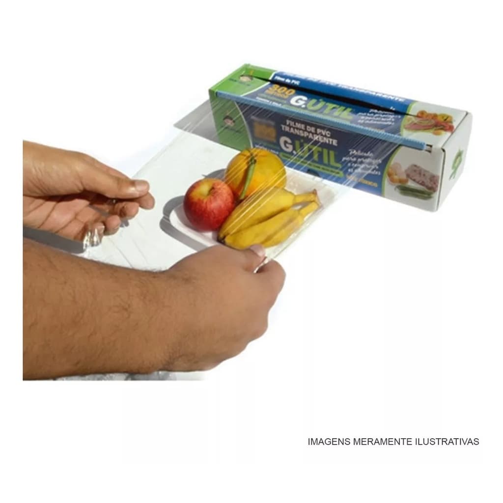 Plástico Filme PVC - 28x300 com Trilho